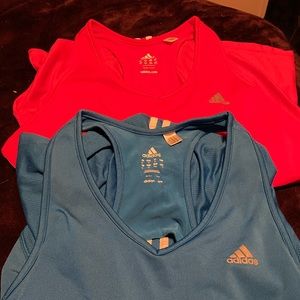 2 Adidas tank tops XL
